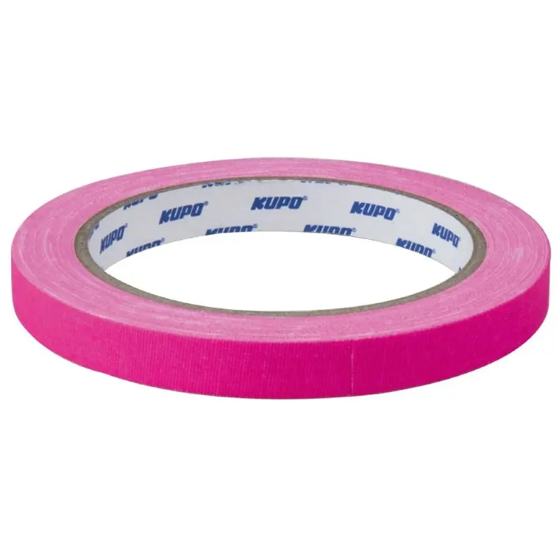 KUPO Cloth Spike Tape 15 Yard (L) X 12mm (W) - Pink.webp