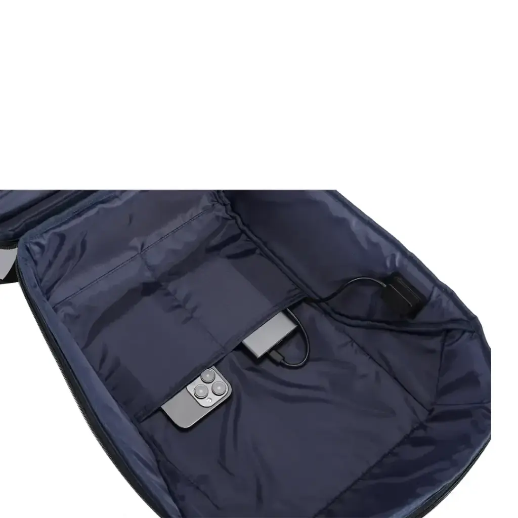 Porodo Lifestyle Water-Resistant PU Backpack - Black (2).webp