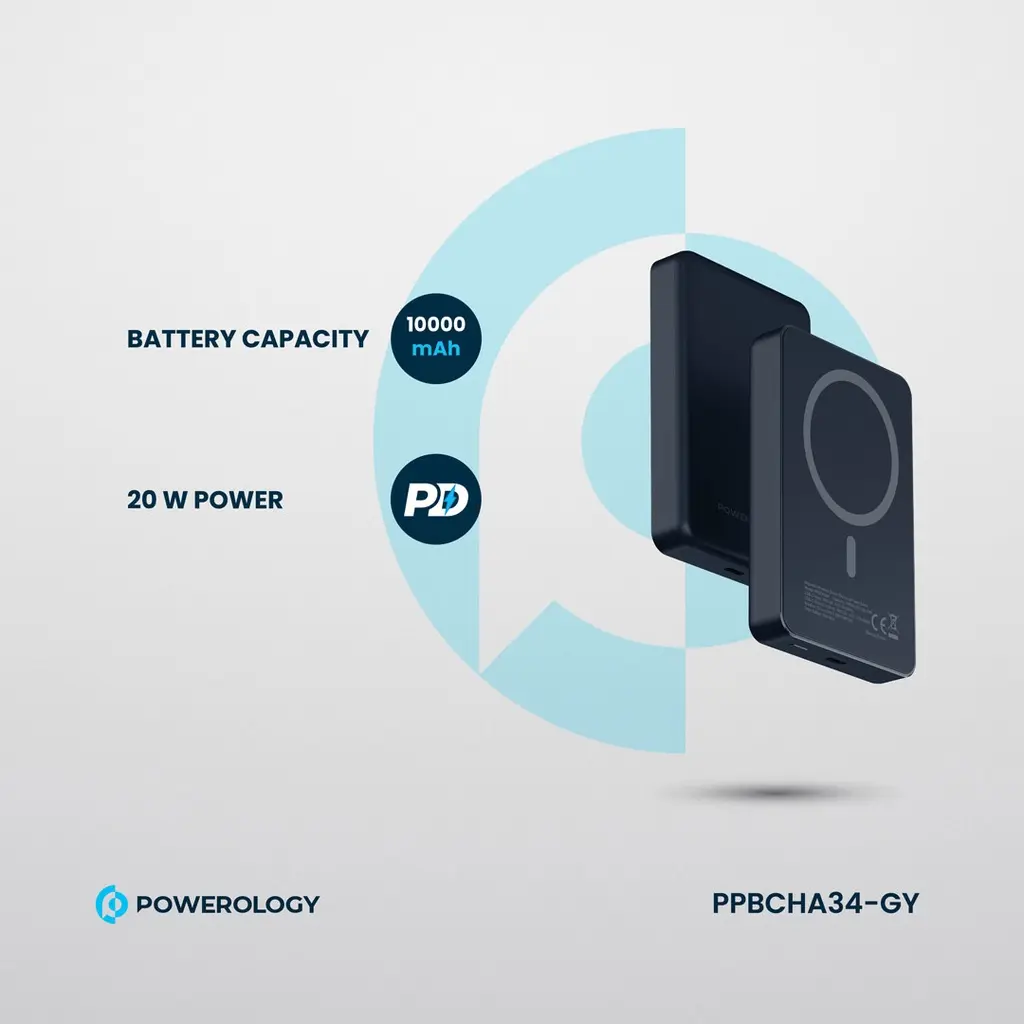 Powerology 10000 mAh 20W PD & 15W Magsafe Powerbank (1).webp