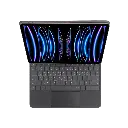 Levelo AeroBoard Saffanio Leather Wireless Keyboard For iPad Pro 12.9_ - Black (1).webp