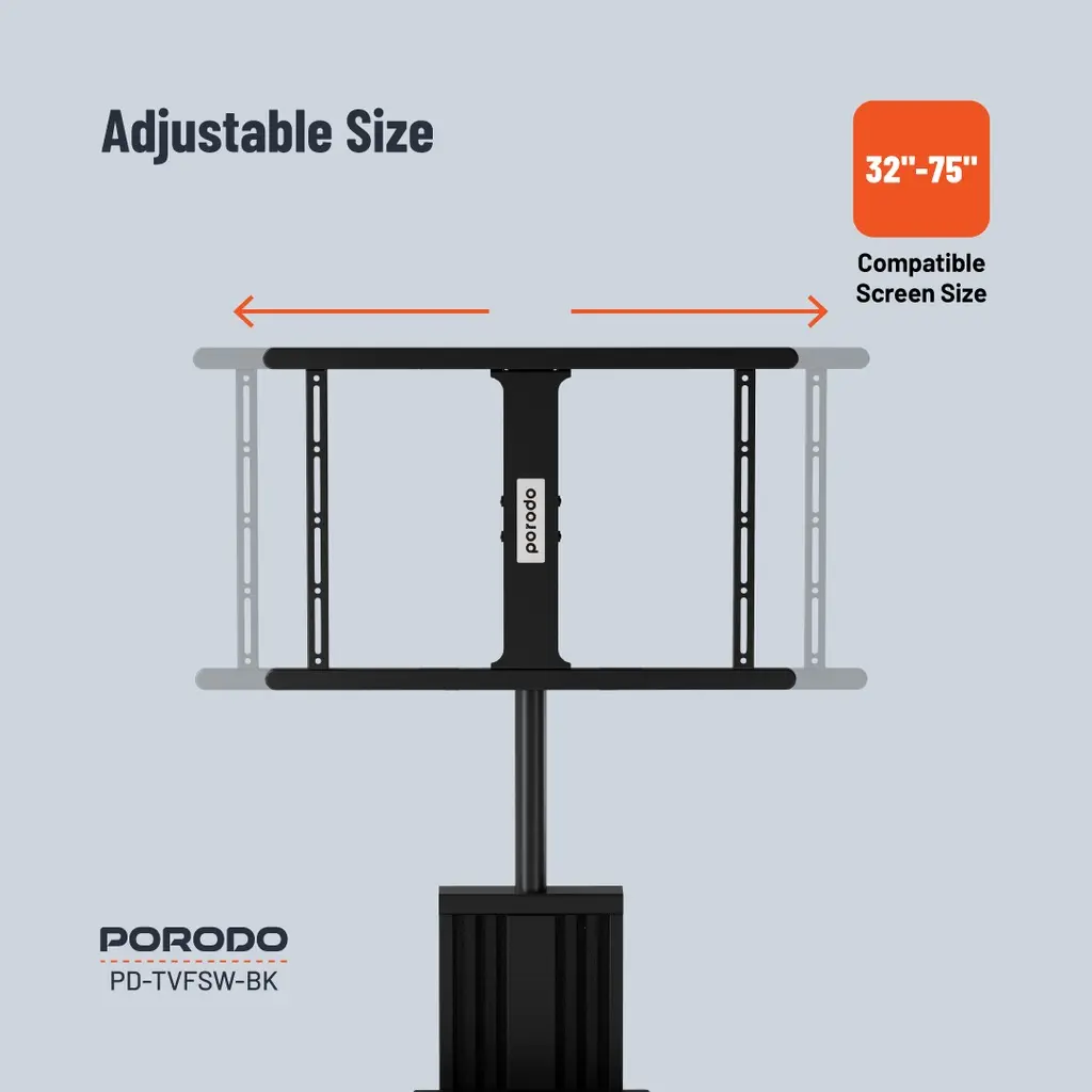 Porodo 32_-75_ TV Floor Stand With Wheels (3).webp