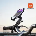 Porodo 360° Rotatable Bike Phone Mount - Black (3).webp