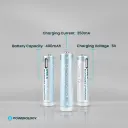 Powerology 1.5V Type-c Rechargeable Lithium-ion Battery AAA Battery 660mWh 4pcs per Pac (2).webp