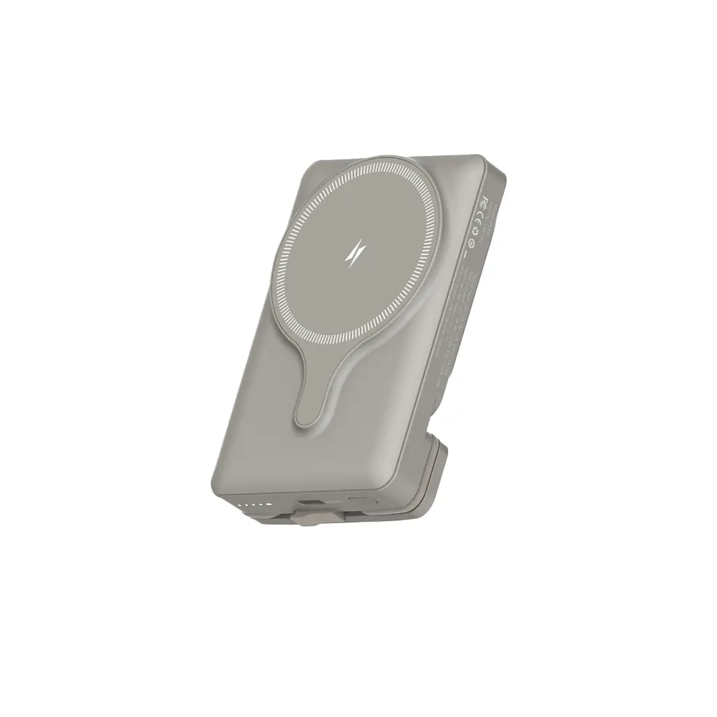 Powerology 5000mAh Power Bank With Magnetic Wireless Charger Car Mount (3).webp