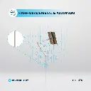 Powerology Multi-Joint Floor Stand Metal Base Phone & Tablet - White (1).webp