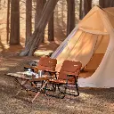 Porodo Lifestyle Camping Foldable Chair - Brown (3).webp