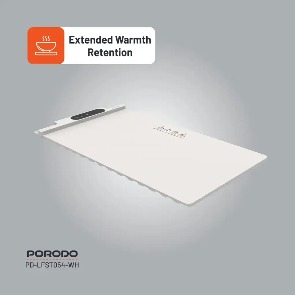 Porodo Lifestyle Warming Food Mat - White (3).webp