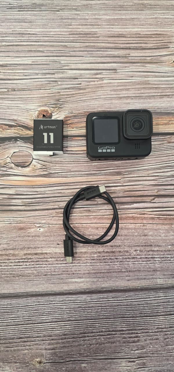 USED GoPro HERO9 Black + Battery + Cable