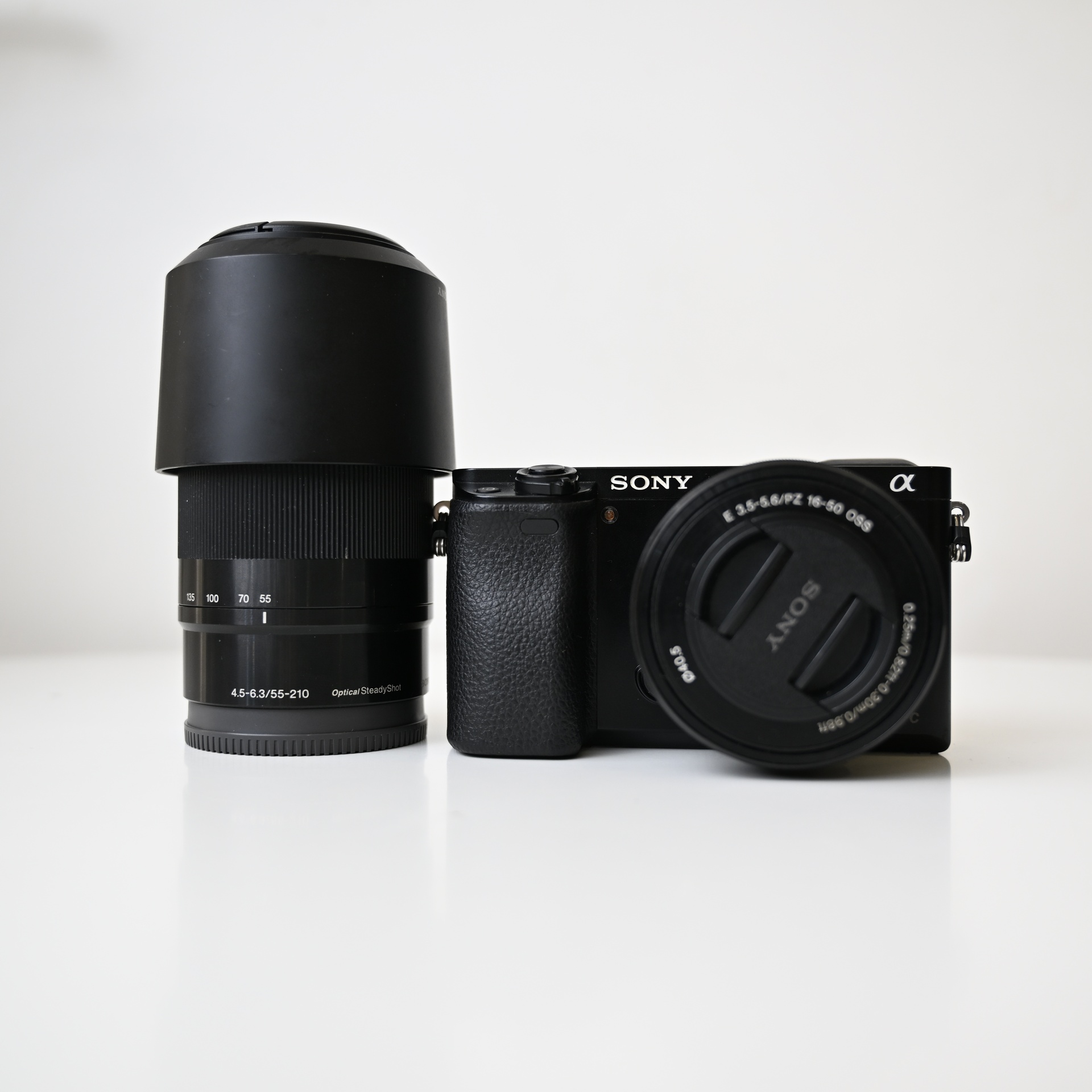 Sony A6000 with 16-50mm F3.5-5.6 PZ + 55-210mm F4.5-6.3 OSS