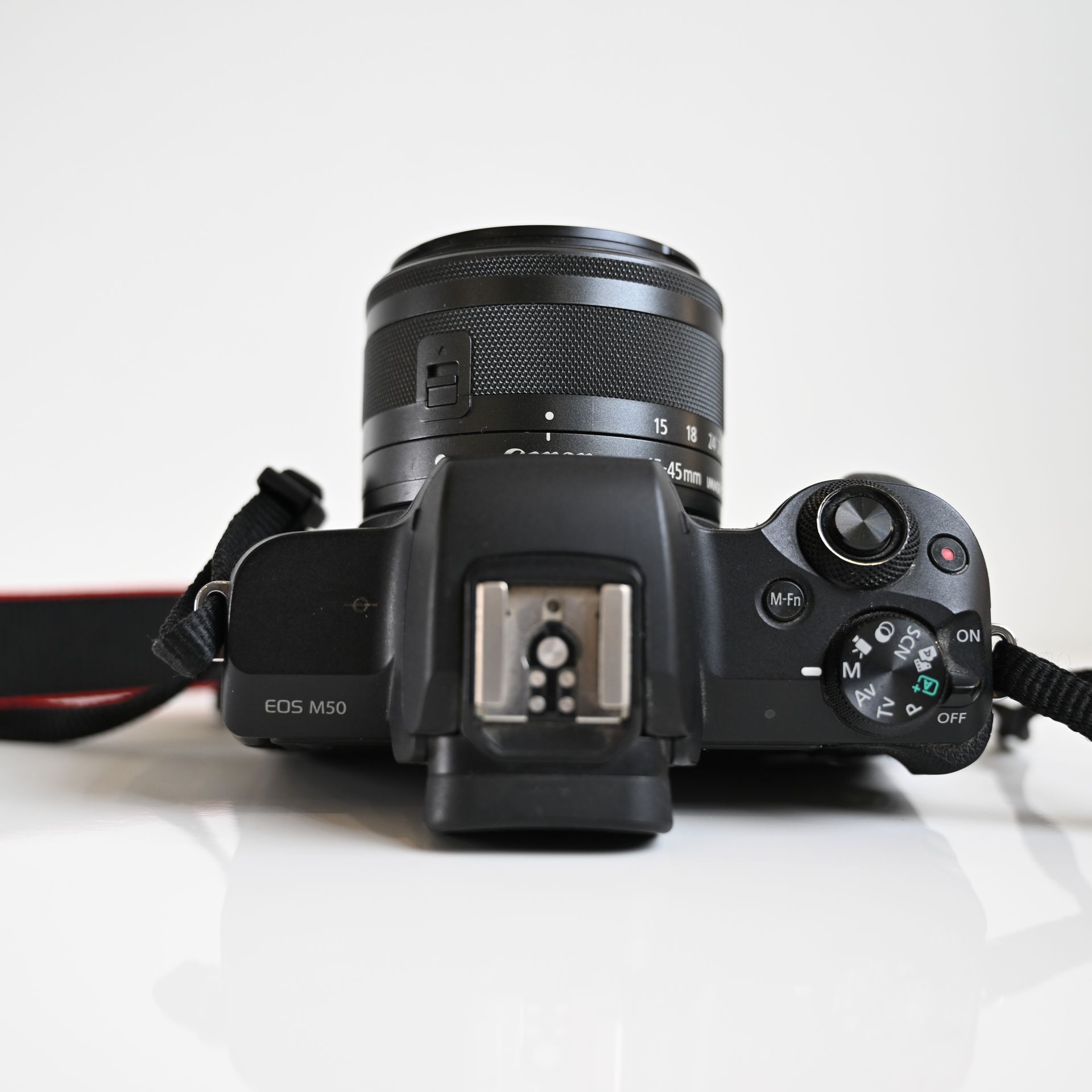 USED Canon EOS M50 Black with EF-M 15-45mm IS STM Lens Black