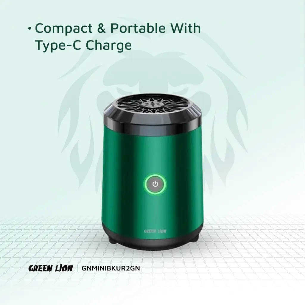 Green Lion Mini Bakhour 2 Incense Burner 2000mAh (2).webp