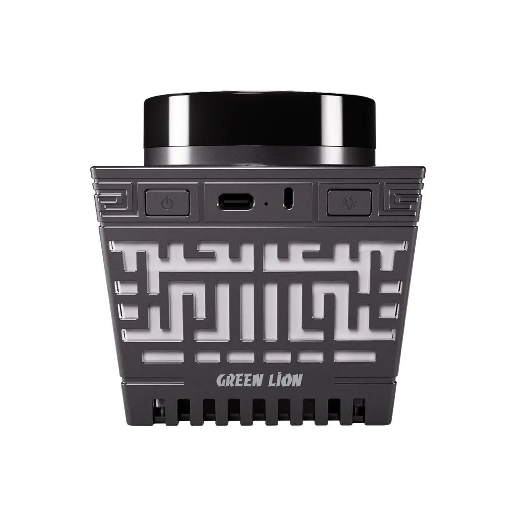 Green Lion Moon Bakhour Quran Speaker - Black.webp