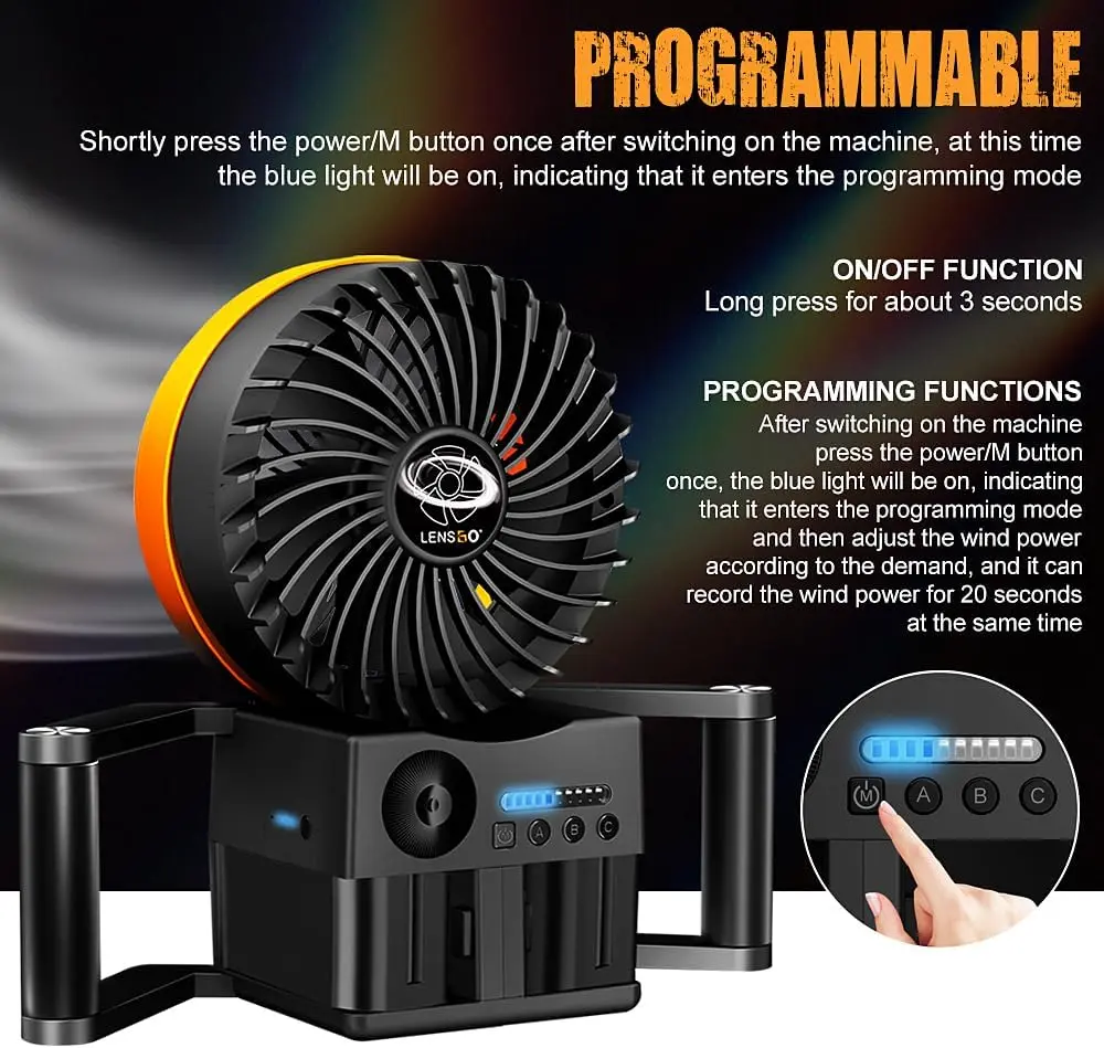 Lensgo Typhoon 1 Photography Styling Fan — photo 3