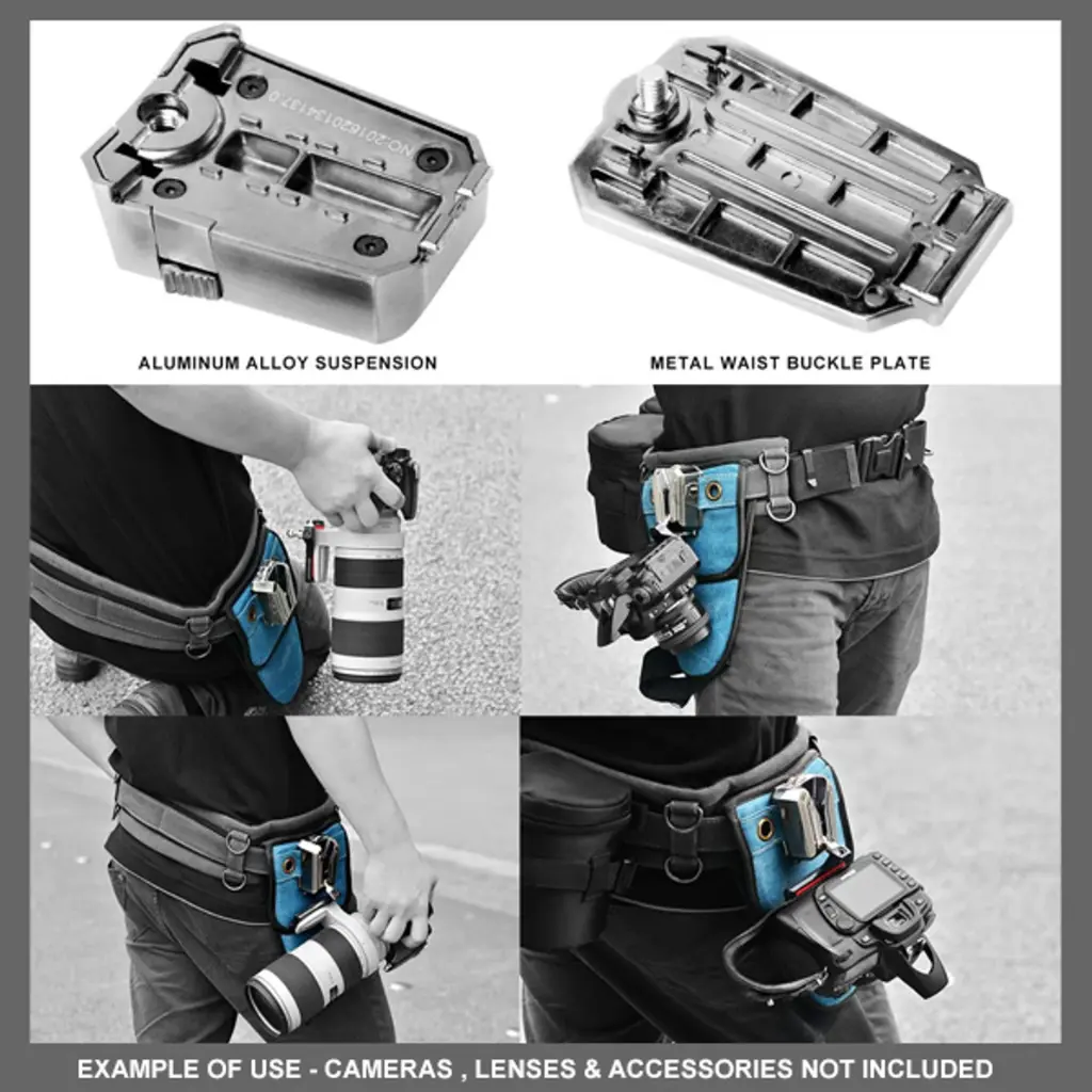 LYNCA UK-A8S Transformers Metal Waist Buckle with 1/4" Quick Release Plate — photo 3