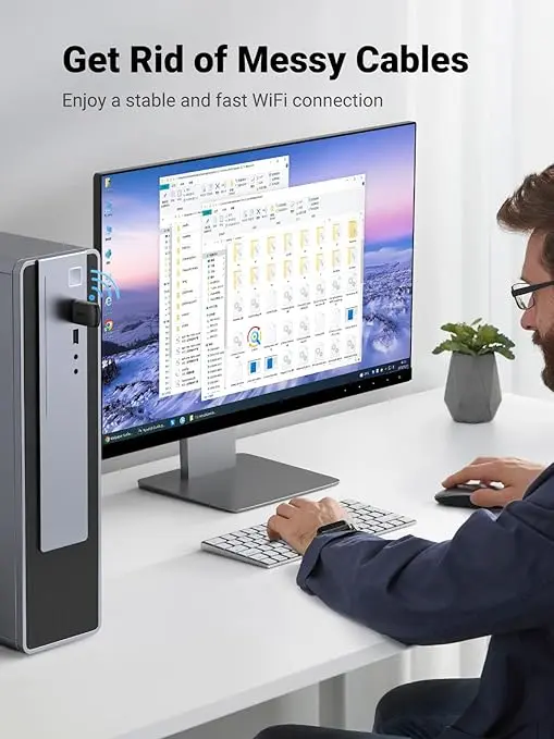 Ugreen CM448 AC650 11ac Dual Band Wireless USB Adapter 20204 — photo 1