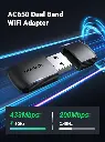 Ugreen CM448 AC650 11ac Dual Band Wireless USB Adapter 20204 — photo 3