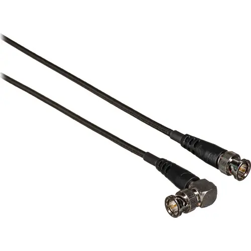 Kondor Blue 20" 12G SDI Cable with Straight to Right-Angle Connectors for 4K 60p Camera — photo 2