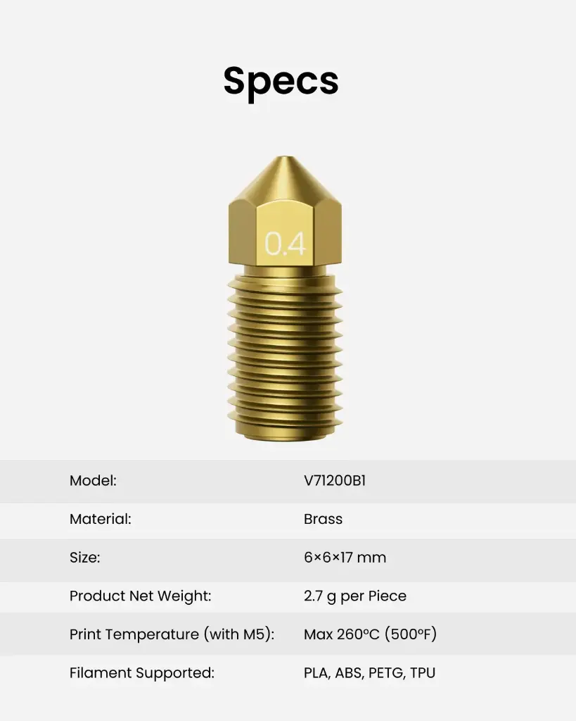 Anker AnkerMake M5 10-Pack 0.4mm Nozzle Kit V71200B1 — photo 3
