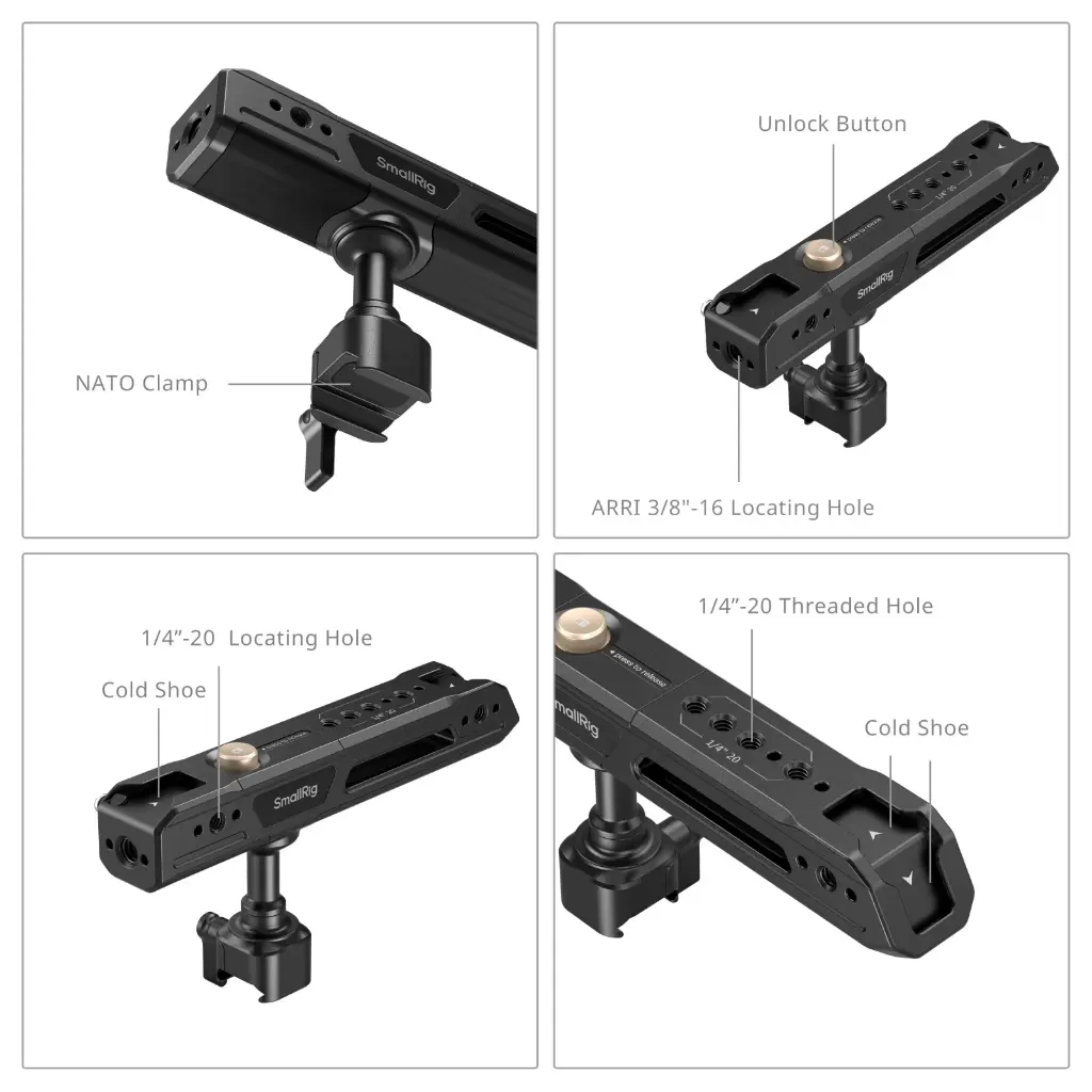 SmallRig Rotating Top Handle with NATO Clamp 4152 — photo 1