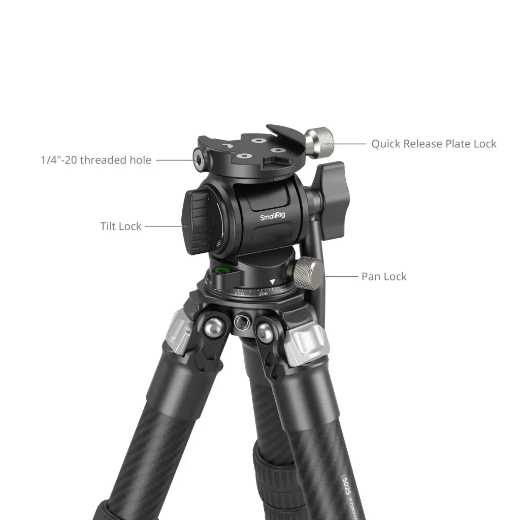 SmallRig Heavy Duty Carbon Fiber Tabletop Tripod Kit 5025 — photo 2