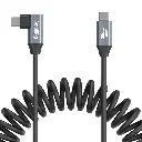 SmallRig USB-C (Straight) to USB-C (Angled) Coiled Data Cable 4792 — photo 1