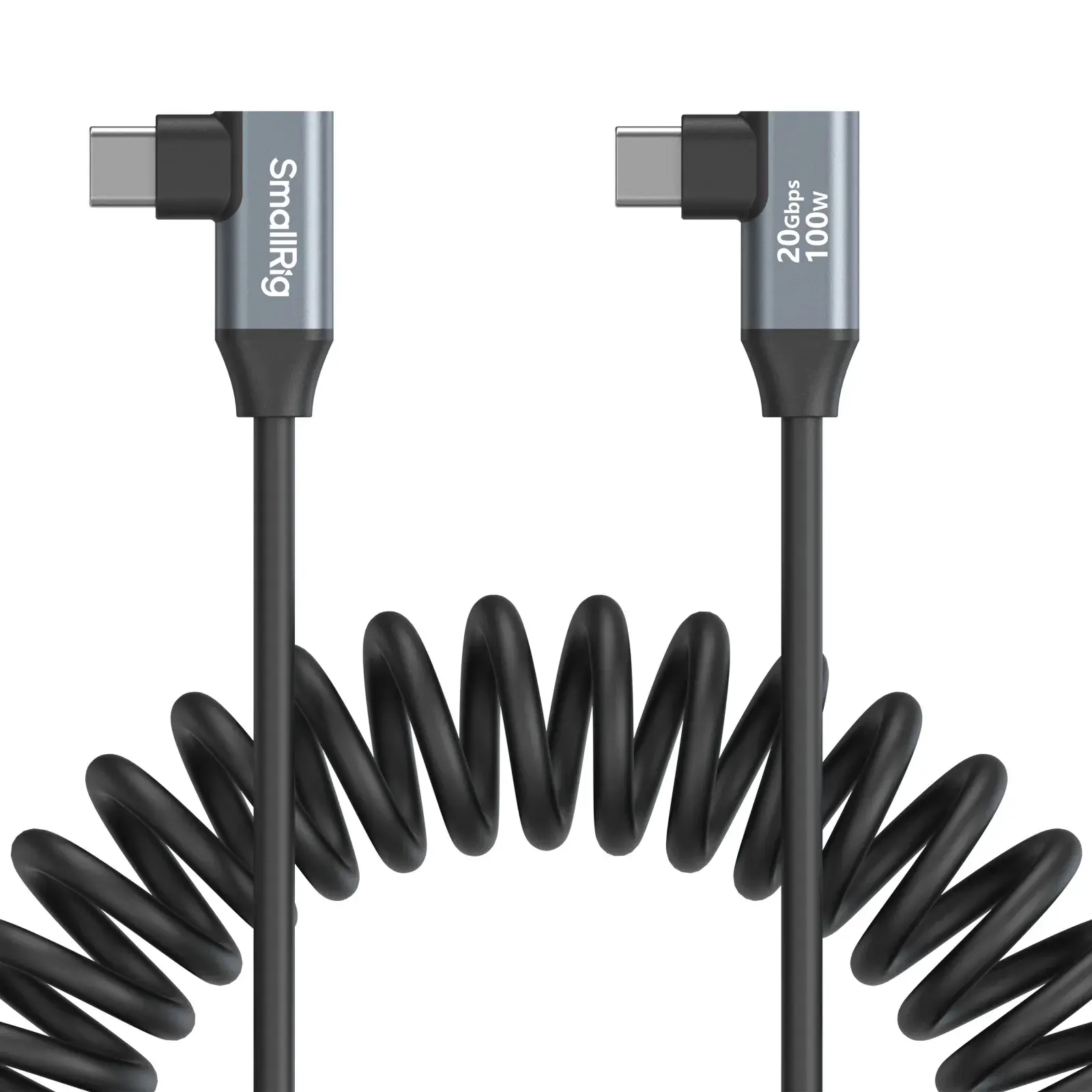 SmallRig USB-C (Angled) to USB-C (Angled) Coiled Data Cable 4793 — photo 1