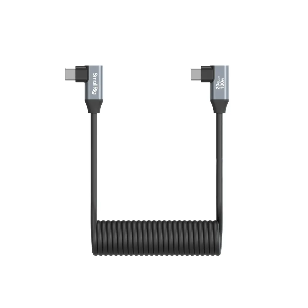 SmallRig USB-C (Angled) to USB-C (Angled) Coiled Data Cable 4793 — photo 3