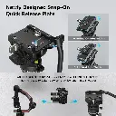SmallRig CT210 Aluminum Alloy Video Tripod with Fluid Head Kit 4475 — photo 3