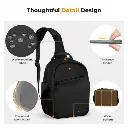 K&F Concept 5L Camera Sling Bag Urban Wander 08 Black KF13.171 — photo 3