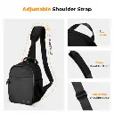 K&F Concept 5L Camera Sling Bag Urban Wander 08 Black KF13.171 — photo 5