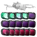 K&F Concept 16 Pack (Black Mist+UV+CPL+ND+ND&PL+LPR) Filter Set for DJI Mini 4 Pro — photo 1