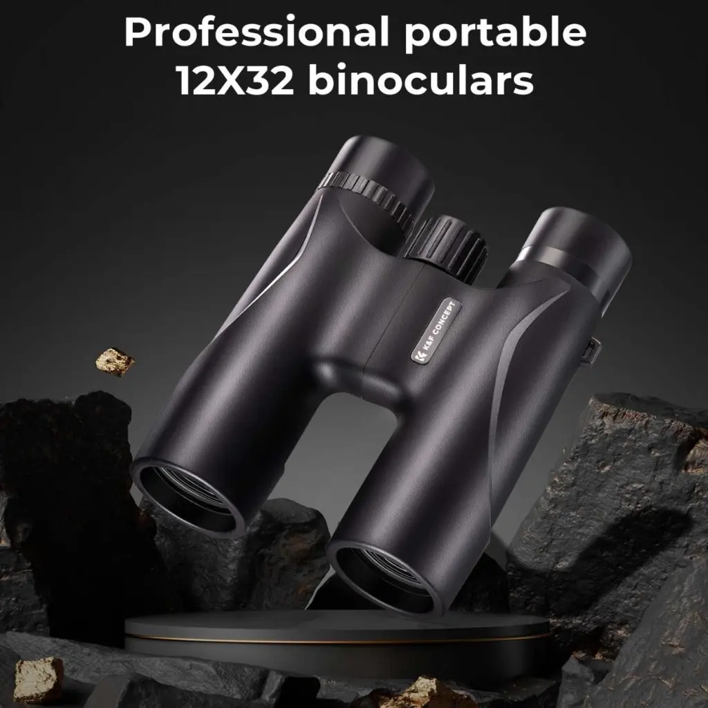 K&F Concept 12x32 Compact Binoculars for Kids and Adults, with BAK4 Prism, FMC Lens, IP65 — photo 2
