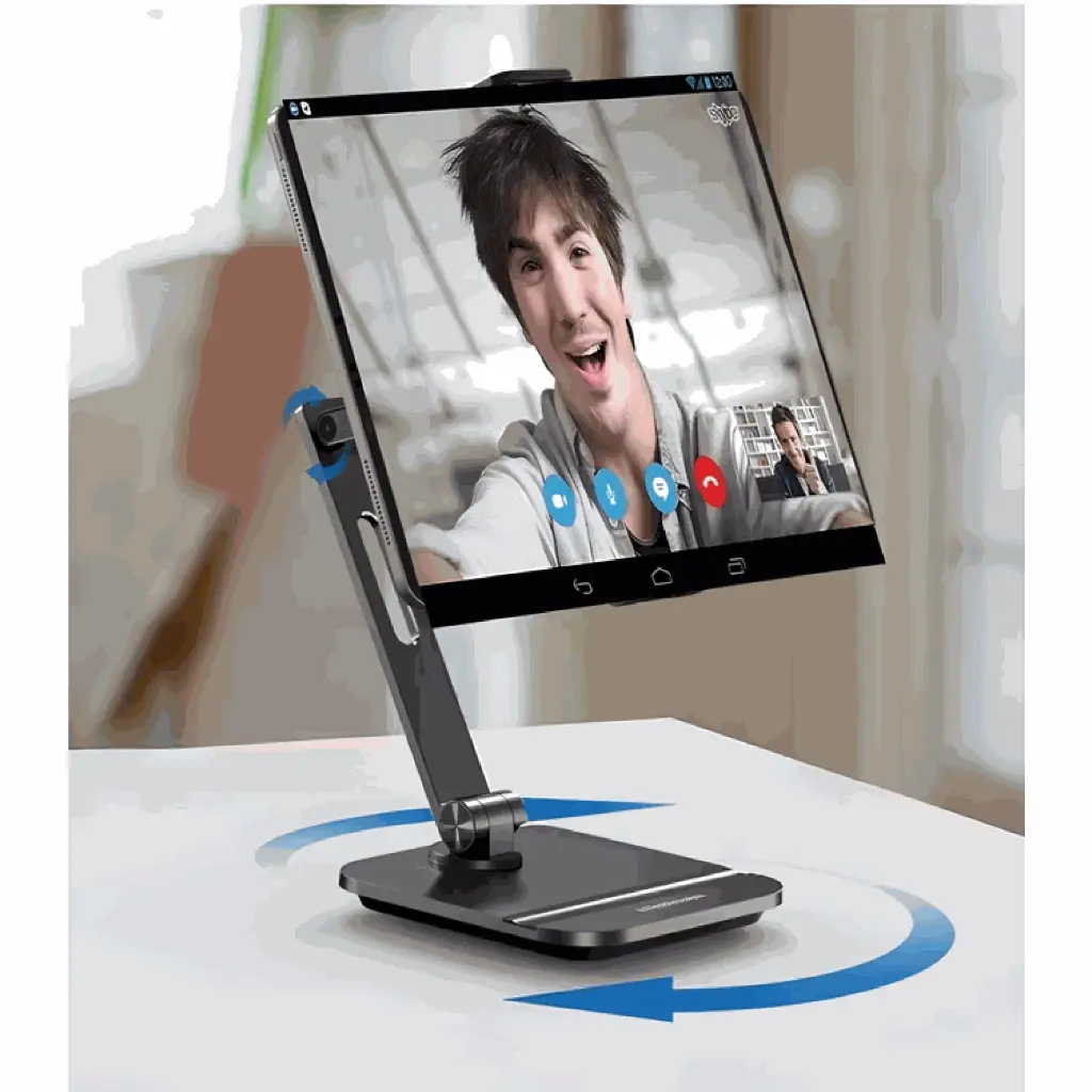 Powerology Smart-Clamp Phone & Tablet Mount with Non-Slip Base PSM20BK — photo 1