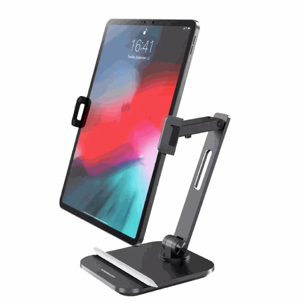 Powerology Smart-Clamp Phone & Tablet Mount with Non-Slip Base PSM20BK — photo 2
