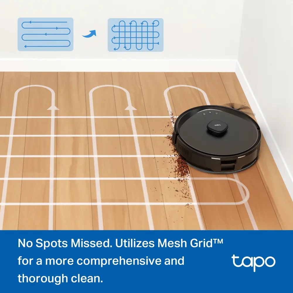 TP-Link Tapo RV30 Max Plus 5300Pa Hyper Suction Robot Vacuum & Mop + Smart Auto-Empty Dock — photo 2