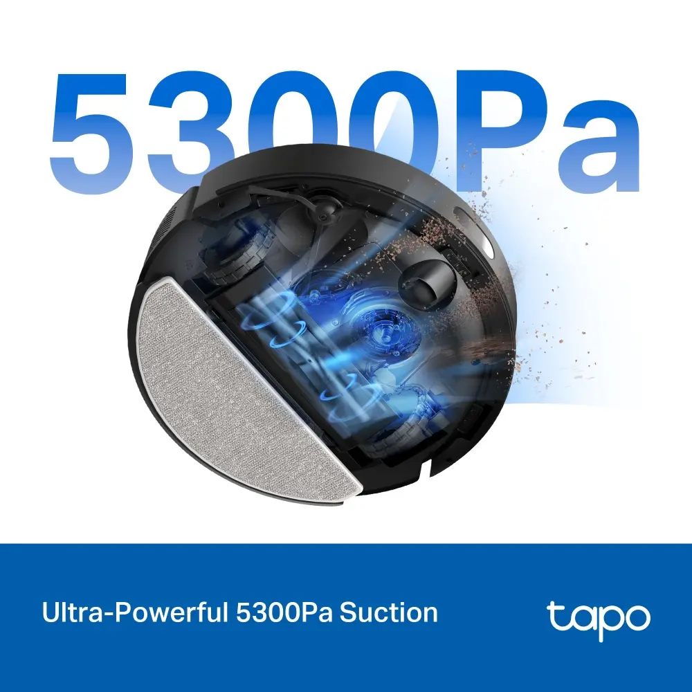TP-Link Tapo RV30 Max Plus 5300Pa Hyper Suction Robot Vacuum & Mop + Smart Auto-Empty Dock — photo 3