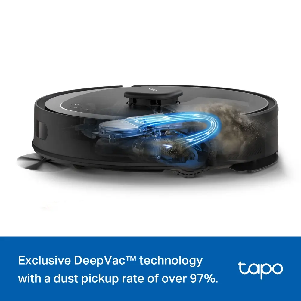 TP-Link Tapo RV30 Max Plus 5300Pa Hyper Suction Robot Vacuum & Mop + Smart Auto-Empty Dock — photo 4