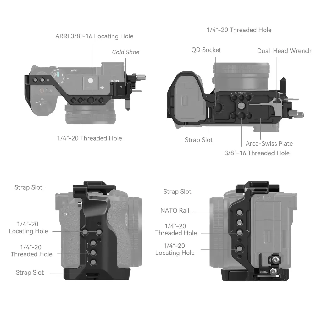 SmallRig Cage Kit for Sony Alpha 6700 4336 — photo 1