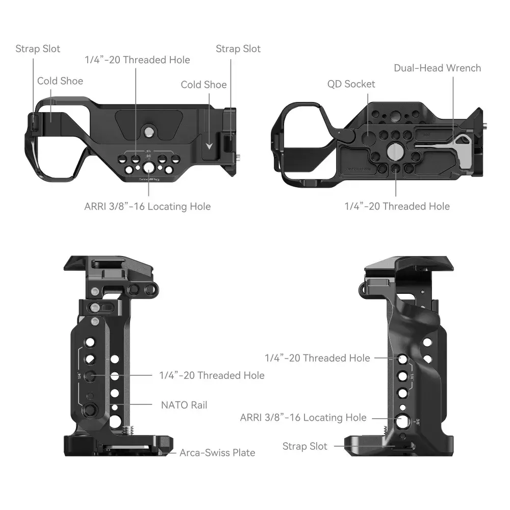 SmallRig Cage for Sony Alpha 7 III / Alpha 7R III 2087D — photo 3
