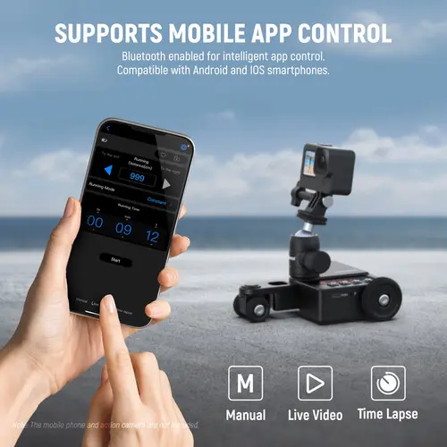 Neewer DL200 Motorized Camera Dolly with App Control 66602750 — photo 2