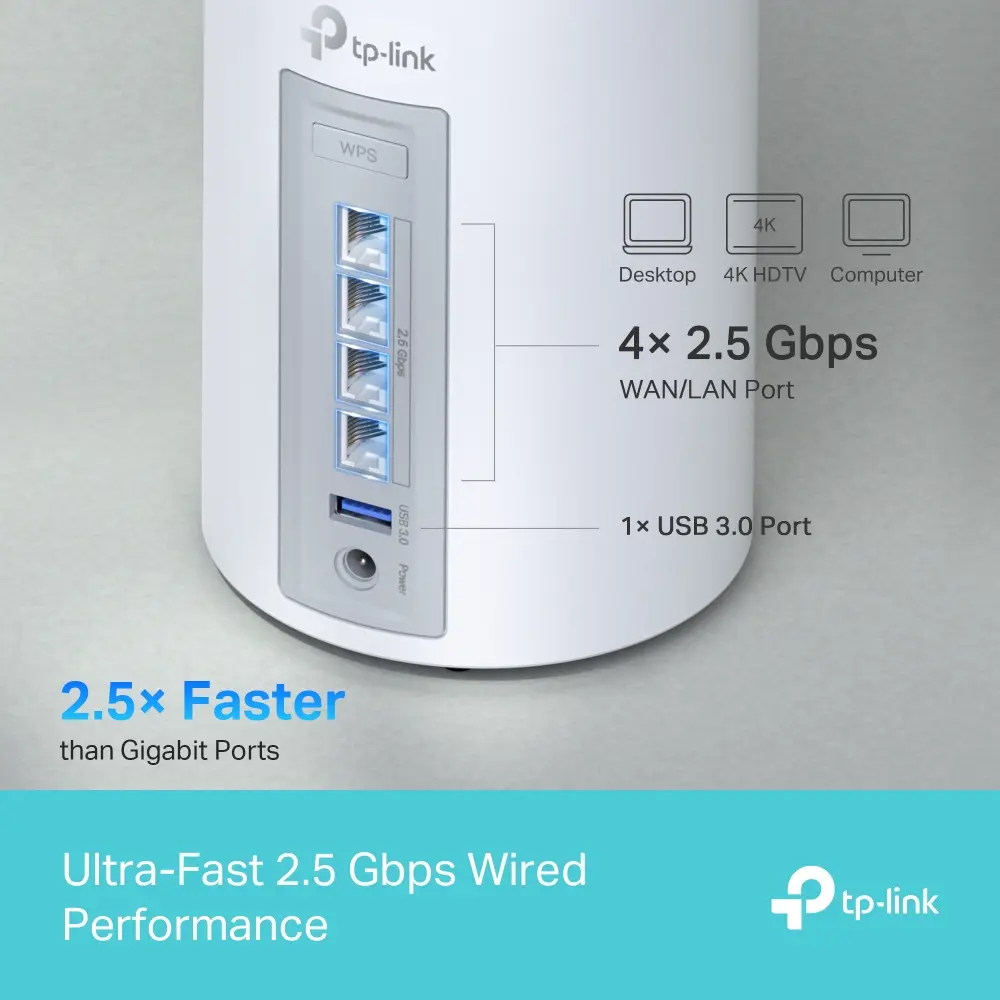 TP-Link Deco BE65 3-Pack BE9300 Whole Home Mesh Wi-Fi 7 System 1750503119 — photo 3