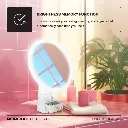 Porodo Lifestyle Vanity Makeup Led Illuminated Mirror White/Rose Gold PD-LFST160-WHRG — photo 2