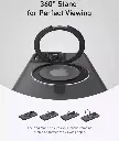 Anker MagGo iPhone 16 Pro Magnetic Case Black with 360° Ring Stand A90H1H1A — photo 3