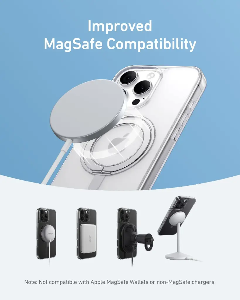 Anker MagGo iPhone 16 Pro Magnetic Case Clear A90H2H0A — photo 3