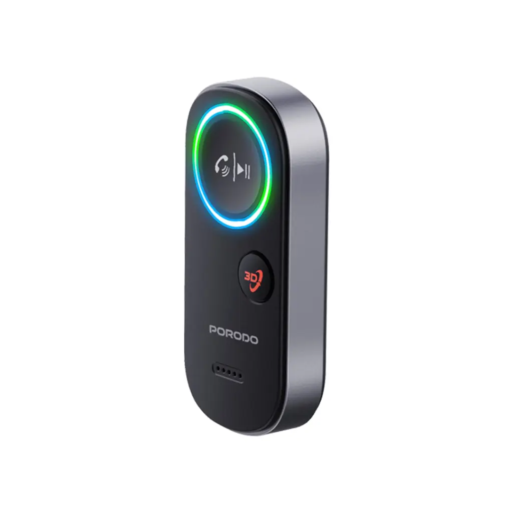 Porodo Wired to Wireless BT Audio Transmitter - Black.webp