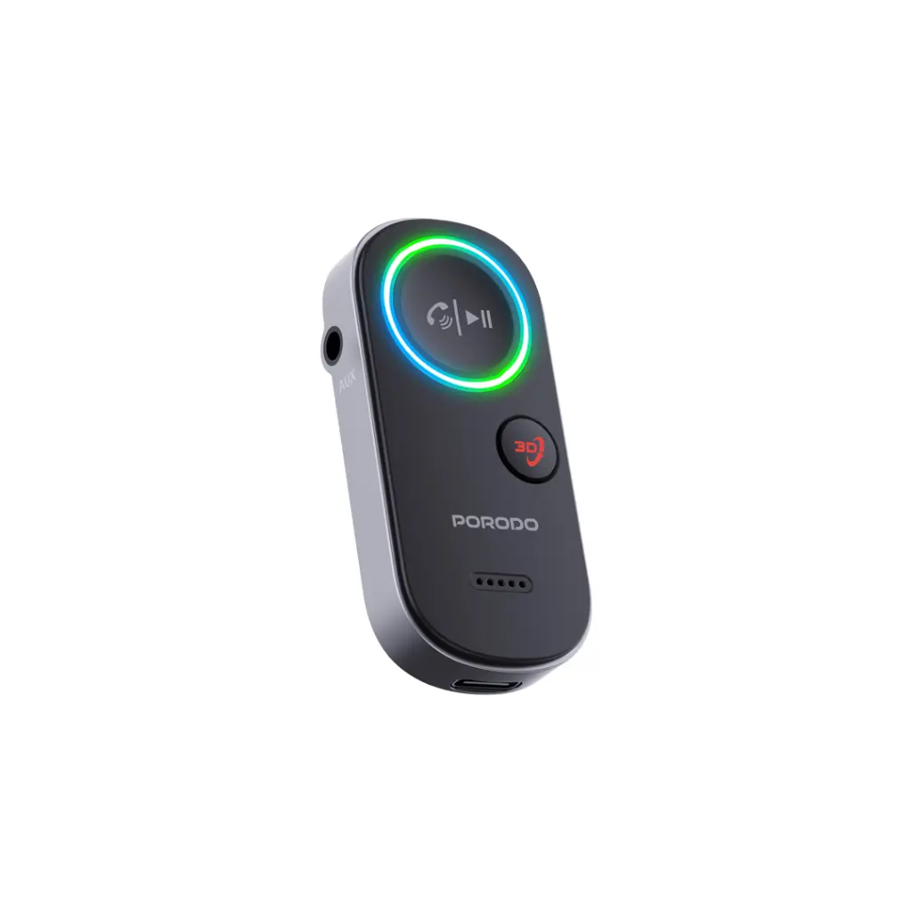 Porodo Wired ro Wireless BT Audio Transmitter PD-BTRCV-BK — photo 2