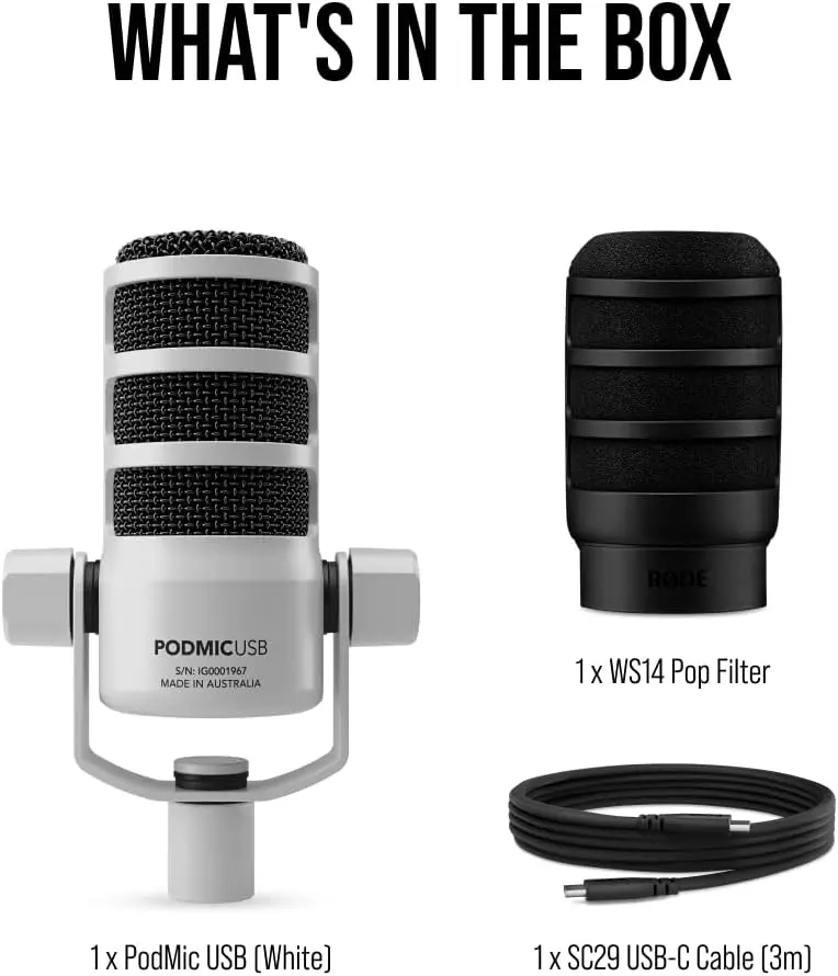 Rode PODMIC USB & XLR Dynamic Broadcast Microphone — photo 5