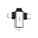 PAWA 3-IN-1 OTG Adapter 3.0 Lightning + Type-C To USB PW-OTG31B30 — photo 2