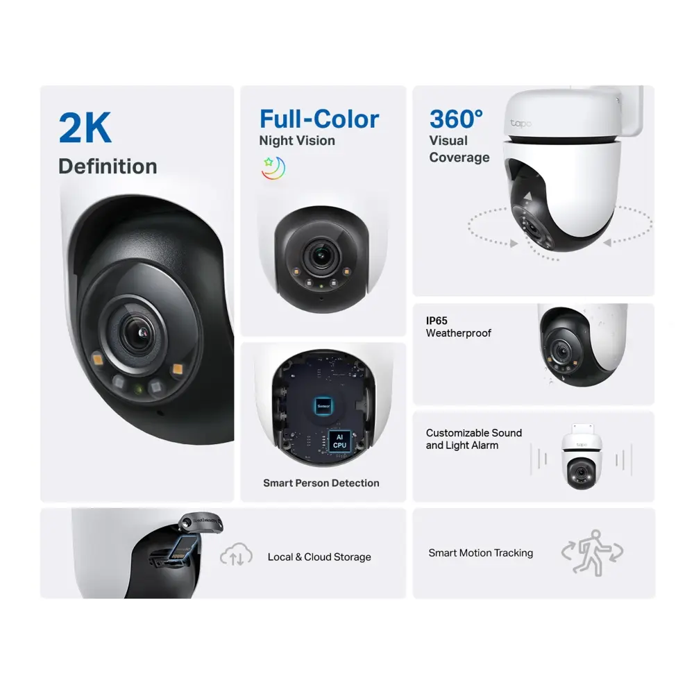 TP-Link Tapo C510W 2K Resolution Outdoor Pan/Tilt Security Wi-Fi Camera 1770500230 — photo 5