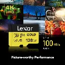 Lexar Gold 128GB MicroSDXC™ UHS-II Memory Card up to 280MB/s Read 100MB/s Write C10 A1 — photo 1